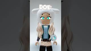 Doe vs siren eyes 😍 roblox edit robloxedit shorts [upl. by Neille]