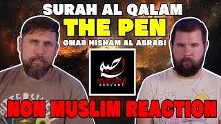 Soul Touching Quran Recitation  NON MUSLIM REACTION  Surah 68 Al Qalam  Omar Hisham Al Arabi [upl. by Nerradal723]