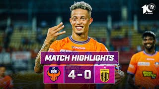 Match Highlights  FC Goa 40 Hyderabad FC  MW 21  ISL 202324 [upl. by Doralyn]