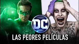 Top peores películas de DC Comics  The Top Comics [upl. by Sirromed407]