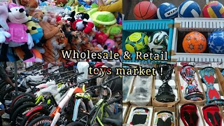 wholesale and retail toys market in mumbai  teddy bear fattier bike hoverboard  manish market [upl. by Mindy]