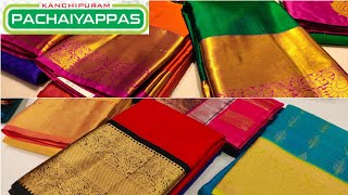 Pachaiyappas Silk Saree Collection  Pachaiyappas Silk T nagar  Soft silk sarees [upl. by Ettie929]