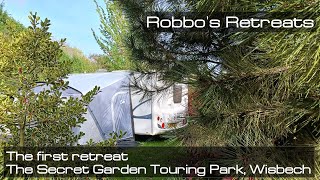 The first retreat  The Secret Garden Caravan Park Wisbech with a new Sunncamp Swift 390 awning [upl. by Leis]