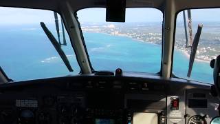 Landing at Nassau in a LeAir Embraer 110 [upl. by Enorel]