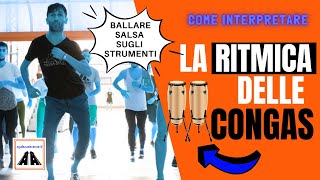 La Ritmica delle CONGAS nella SALSA [upl. by Aleahs]