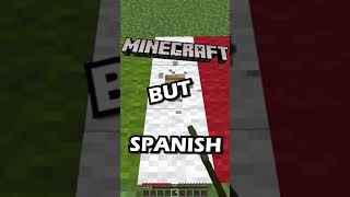 minecraft but i speak spanish shorts [upl. by Esli]