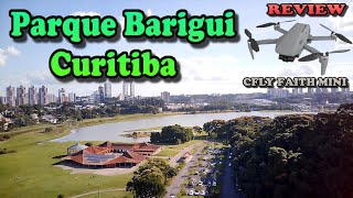 Parque Barigui Curitiba com o drone Cfly Faith Mini Review [upl. by Anna]