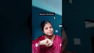 Bua ji in the house comedy sakshivish [upl. by Yhtorod168]