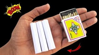 Patakhe kaise banate hai  How to make Crackers using matchsticks  Machis patakhe [upl. by Llewkcor]