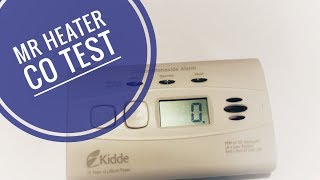 CO Test for Mr Heater Portable BuddyIs It Safe To Use In The RV [upl. by Ahsimit]