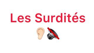 📍Les surdités 👂🏻🔇 ORL  khadidja ferdj 🔥 [upl. by Thynne673]