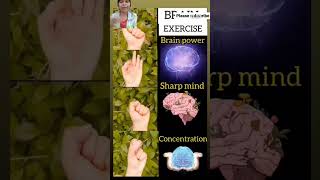 Hand mudra forbrainpower ytshorts handgesture shortvideo handstrength shorts yoga Sutra 10 [upl. by Asertal]