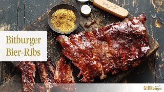 Bitburger und Weber® grillen Bitburger BierRibs [upl. by Vary]