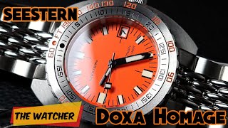 🌟 Seestern Watches 🌟 Doxa 300T Homage  Full Review  The Watcher [upl. by Karlik]