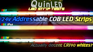 💡QuinLED💡The best RGBW 24v Addressable LED strip [upl. by Salesin]