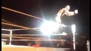 Randy Orton Attacked By Fan At WWE Show Cape Town SA [upl. by Alrich88]