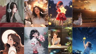 🥀Cartoon girls unique dpz 🌈Cute cartoon baby dp Anime dp photo unique whatsapp dp images [upl. by Otnas]