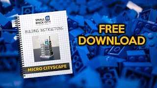 FREE LEGO Micro Cityscape Building Instructions  More [upl. by Kifar473]