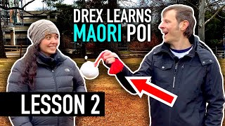 Maori Poi Dance My Second Short Poi Lesson [upl. by Abbottson]