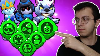 OYUNDAKİ TÜM KARAKTERLERİN EN İYİ AKSESUARLARINI SEÇTİM  BRAWL STARS [upl. by Amandi801]