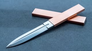 Knife Making  Copper Sheath Dagger [upl. by Phillipe451]