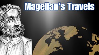 Magellans Voyage An Animated Map Journey of Magellans Journey Around the World [upl. by Anahgem]