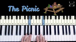 THE PICNIC John W Schaum Piano Course Red Book [upl. by Latin371]