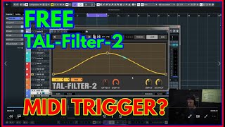 Free plugin TAL FILTER 2 with MIDI Trigger [upl. by Susejedesoj448]