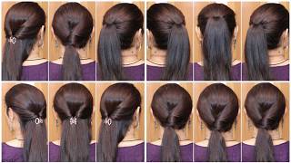 Quick amp Stylish ✨ Simple Hairstyles For Girls Beautiful New Hair Style Girl For Long Hair HairStyle [upl. by Ijuy]