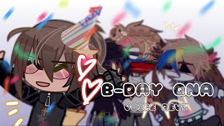 ☆BIRTHDAY QampA☆ Voice rev ILY GUYS SMM THANKS FOR 1K❤️✨️ 【Countryhumans】 [upl. by Green]