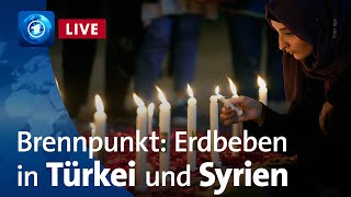 Brennpunkt Erdbeben in der Türkei und Syrien [upl. by Lednahc796]