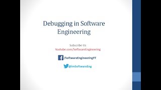 Debugging in Software Engineering  Debugging Approaches  Strategies of Debugging  Art Debugging [upl. by Sharia]