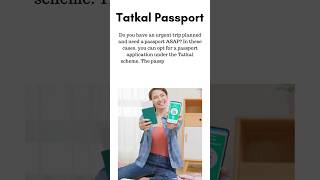 What🚆 is a Tatkal 👉🚅Passport Short shortvideo [upl. by Hildick]