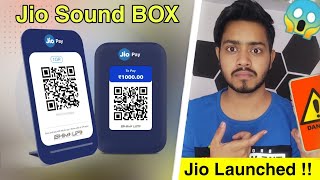 Jio launched Jio pay sound box to replace paytm  Jio pay qr code sound box launched  Paytm Ban 🚫 [upl. by Ambie]