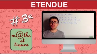 Calculer une étendue  Troisième [upl. by Westleigh108]