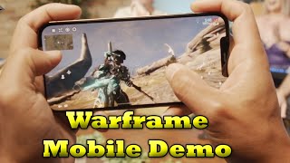 Warframe Crossplay Mobile In Action Tennocon Demo [upl. by Drawets]