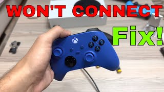 XBOX SERIES XS CONTROLLER WONT CONNECT FIX [upl. by Proudman]