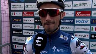 Julian Alaphilippe  Interview au départ  Etape 2  TirrenoAdriatico 2024 [upl. by Rovelli]