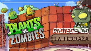 PLANTAS VS ZOMBIS  PROTEGIENDO la TERRAZA  modo de TEJADO [upl. by Baylor]