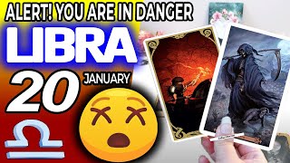 Libra ♎ ❌ ALERT ❗ YOU ARE IN DANGER 😰 horoscope for today JANUARY 20 2024 ♎ libra tarot JANUARY 20 [upl. by Lucey]