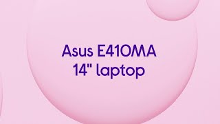 Asus E410MA 14quot Laptop  Intel® Celeron® 64 GB eMMC Blue  Product Overview [upl. by Newmark]