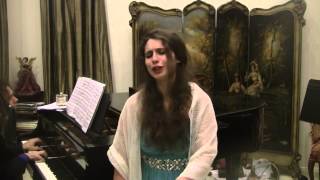 Solene Le Van singing LEnamourée by Reynaldo Hahn [upl. by Bendicty689]