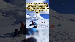 Black Peak Expedition  A Thrilling Journey to the Top outdoorsblackpeak bandarpunchcamping [upl. by Zerla]