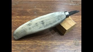 Making Carving Knife Out Of Cutter Blade [upl. by Zurc]