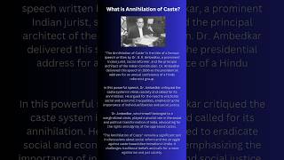 Annihilation of Caste by Dr Br Ambedkar ambedkar annihilationofcaste jaibhim [upl. by Lamond455]