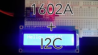 Arduino Display LCD 1602A  I2C  TechKrowd [upl. by Ahseid616]