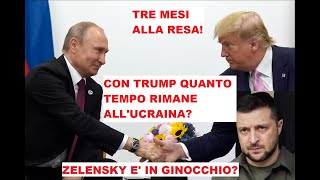 TRUMP PRESIDENTE LUCRAINA SENZA ARMI COLLASSERA IN TRE MESI [upl. by Iline410]