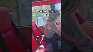 Waiheke Island bus TourmemoriesNZlife [upl. by Asiar]