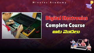 Digital Electronics Curriculum Overview in Telugu Digital Circuits Content Plan [upl. by Nyrac]