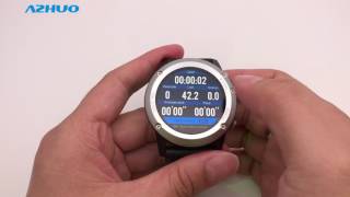 H1 Smart Watch MTK6572 GPS Wifi 3G Camera 500W Heart Rate Monitor For Android IOS [upl. by Dabney]